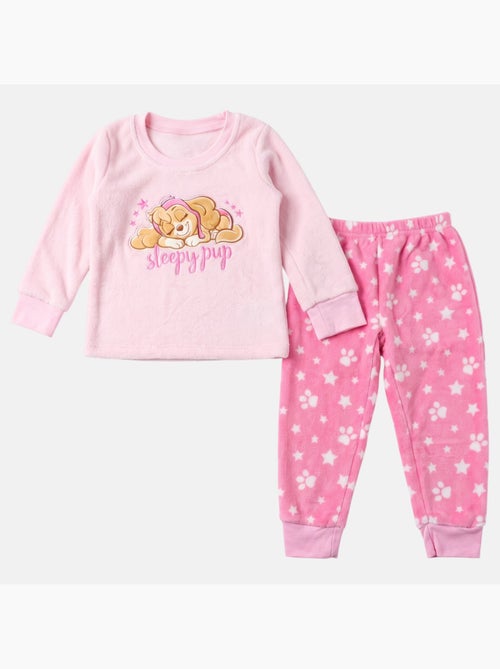 Pat patrouille - pyjama polaire fille avec personnage et pantalon motif - Kiabi Pat patrouille - pyjama polaire fille avec personnage et pantalon motif - Kiabi