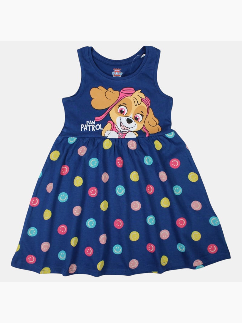 Pat Patrouille - Robe fille imprimée Bleu marine - Kiabi