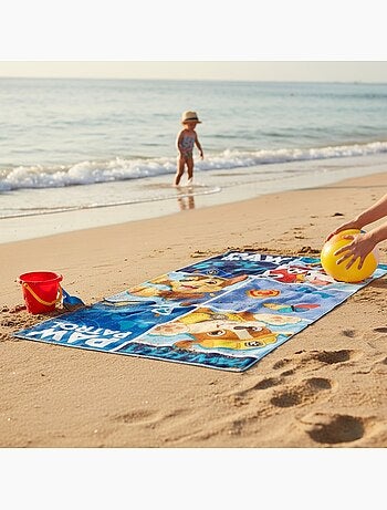 Pat Patrouille - Serviette de plage décor et personnages