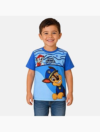 Pat Patrouille - T-shirt manches courtes enfant imprimé