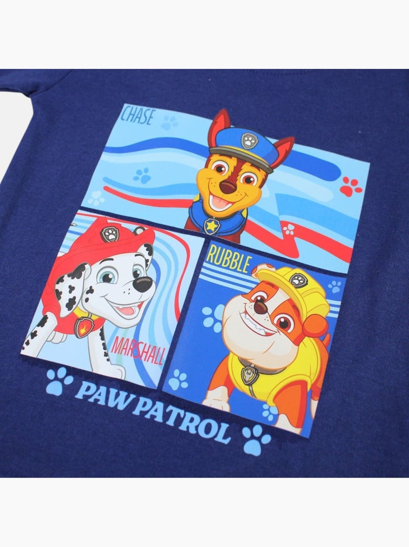 Pat Patrouille - T-shirt manches courtes enfant imprimé Bleu marine - Kiabi