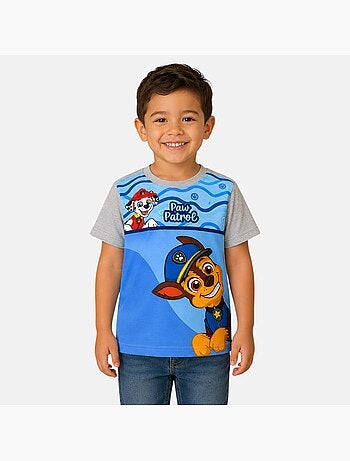 Pat Patrouille - T-shirt manches courtes enfant imprimé