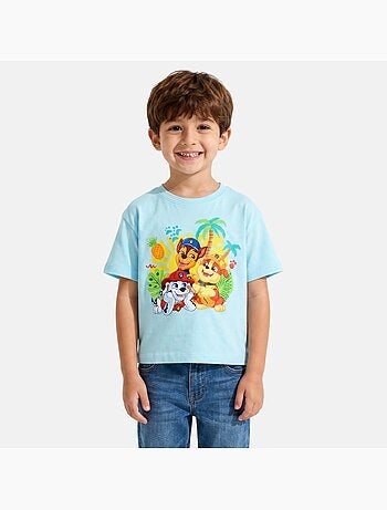 Pat Patrouille - T-shirt manches courtes garçon avec personnage
