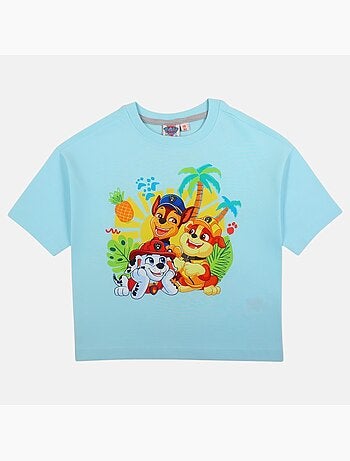 Pat Patrouille - T-shirt manches courtes garçon avec personnage