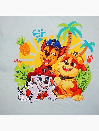 Pat Patrouille - T-shirt manches courtes garçon avec personnage