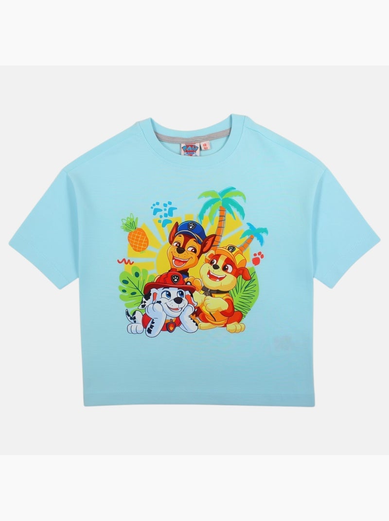 Pat Patrouille - T-shirt manches courtes garçon avec personnage Bleu - Kiabi