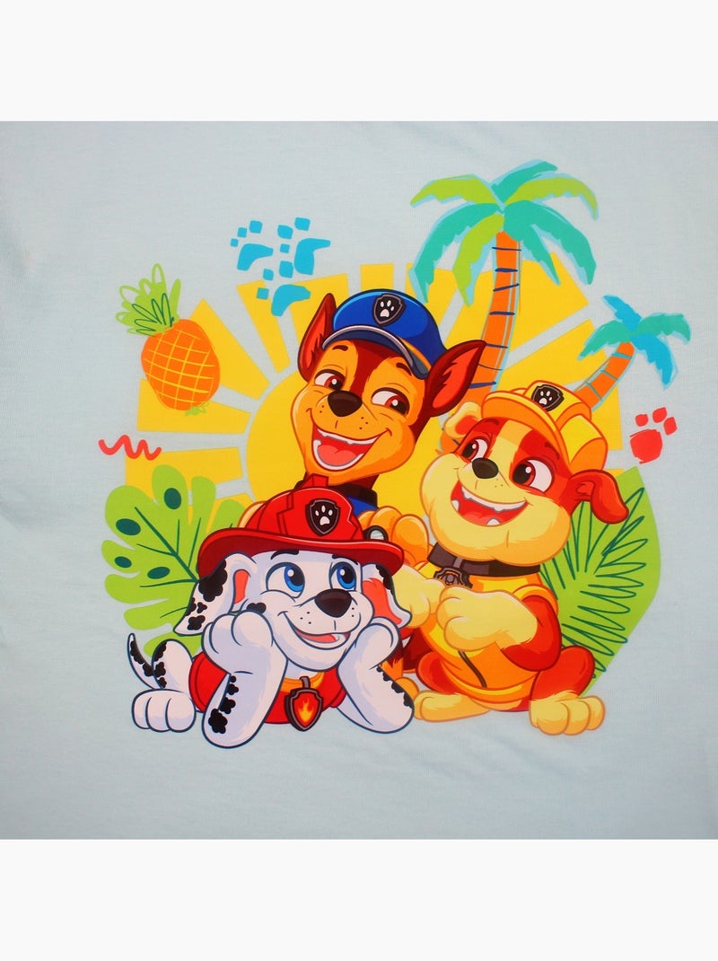 Pat Patrouille - T-shirt manches courtes garçon avec personnage Bleu - Kiabi