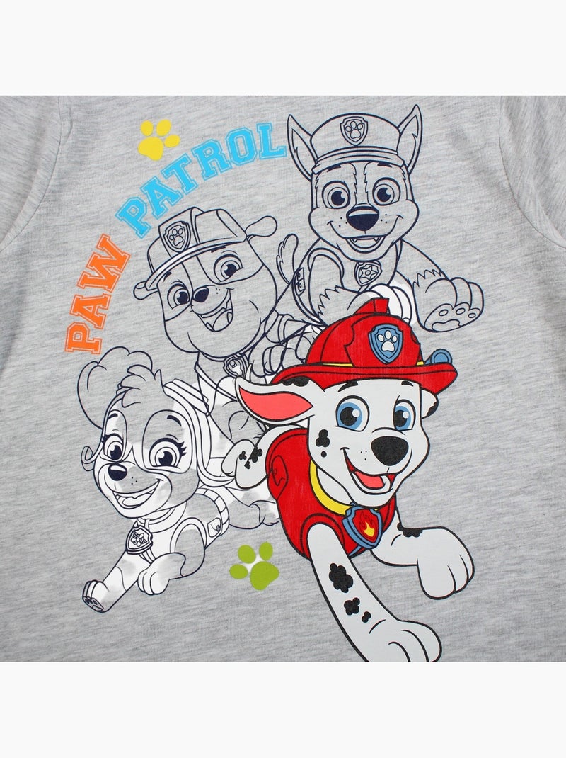 Pat Patrouille - T-shirt manches courtes garçon avec personnage Gris - Kiabi