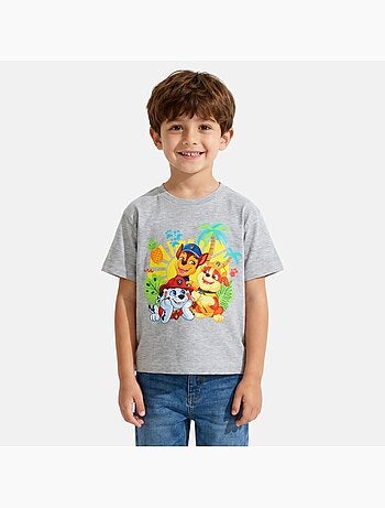Pat Patrouille - T-shirt manches courtes garçon avec personnage
