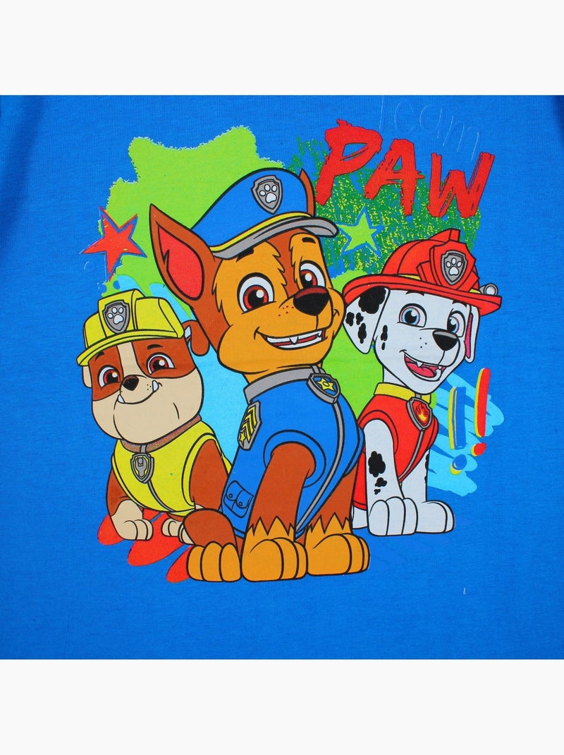 Pat Patrouille - T-shirt manches courtes personnage avec short Bleu - Kiabi