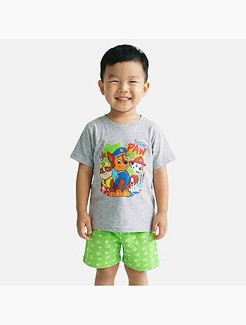 Pat Patrouille - T-shirt manches courtes personnage avec short