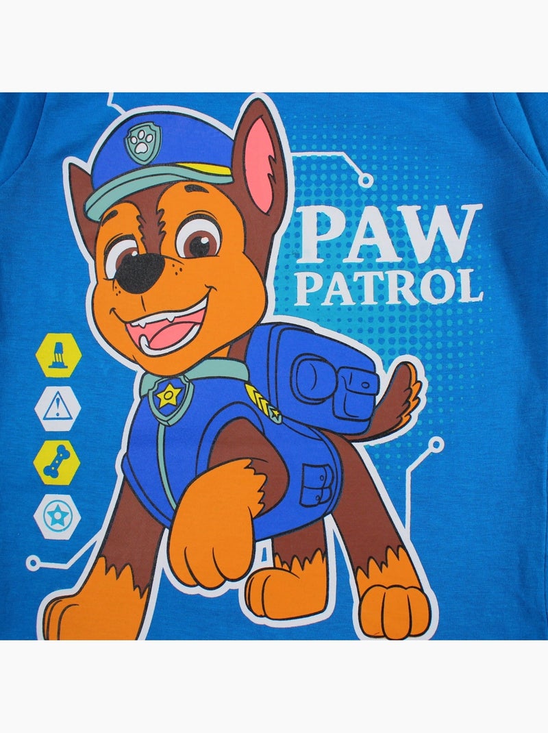 Pat Patrouille - T-shirt manches courtes personnage avec short motif Bleu marine - Kiabi