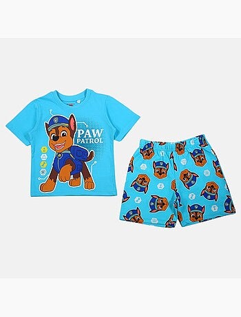 Pat Patrouille - T-shirt manches courtes personnage avec short motif