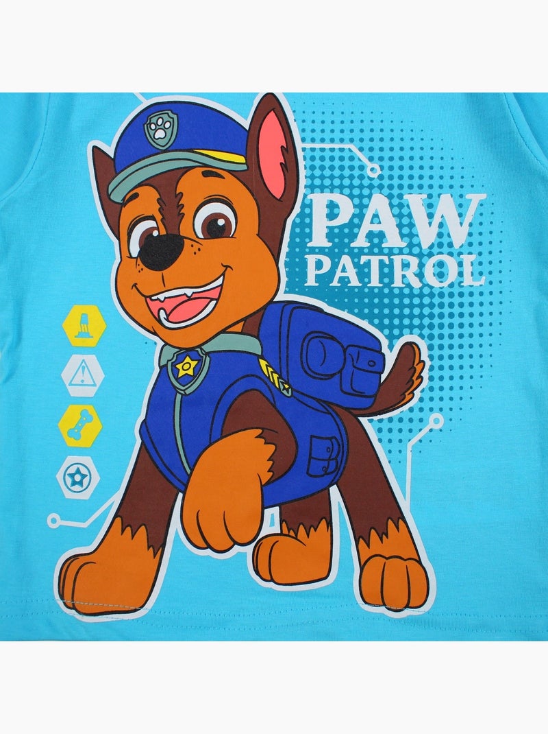 Pat Patrouille - T-shirt manches courtes personnage avec short motif Bleu - Kiabi