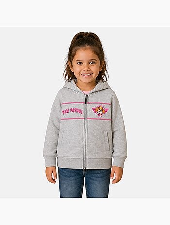 Pat Patrouille - Veste sweat à capuche fille imprimée
