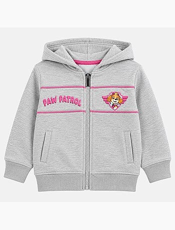Pat Patrouille - Veste sweat à capuche fille imprimée
