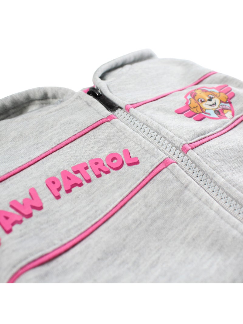 Pat Patrouille - Veste sweat à capuche fille imprimée Gris - Kiabi