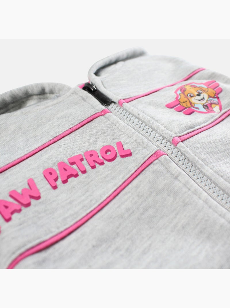 Pat Patrouille - Veste sweat à capuche fille imprimée Gris - Kiabi
