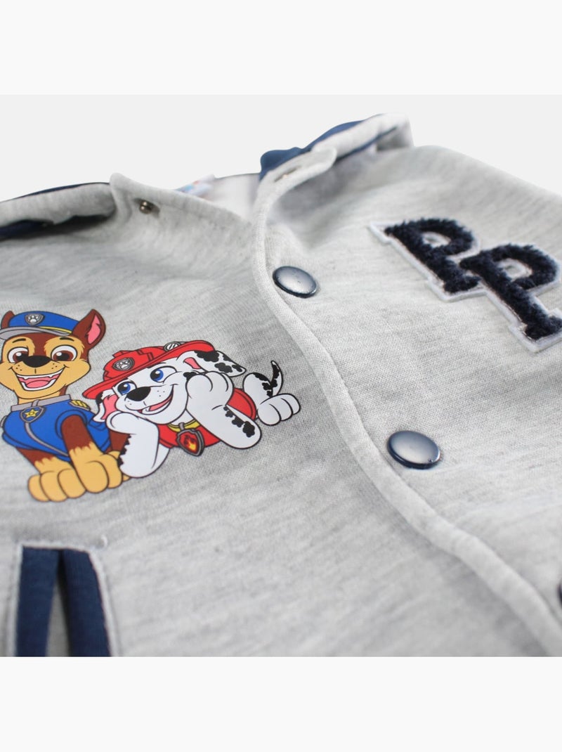 Pat Patrouille - Veste sweat à capuche garçon imprimée Gris - Kiabi