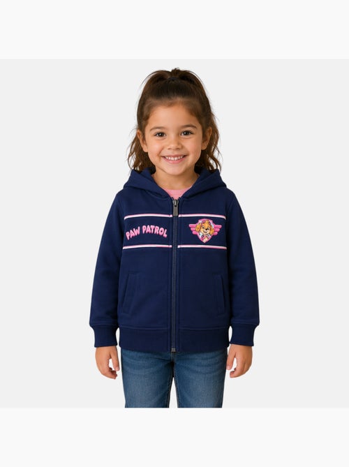 Pat patrouille - veste zippée à capuche imprimée, manches longues - Kiabi