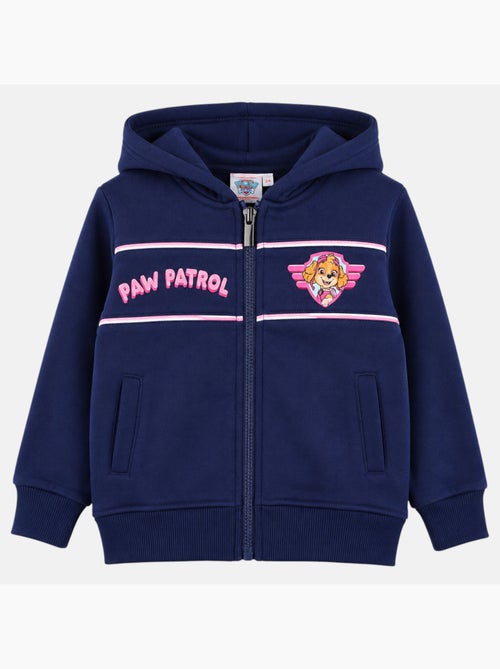 Pat patrouille - veste zippée à capuche imprimée, manches longues - Kiabi