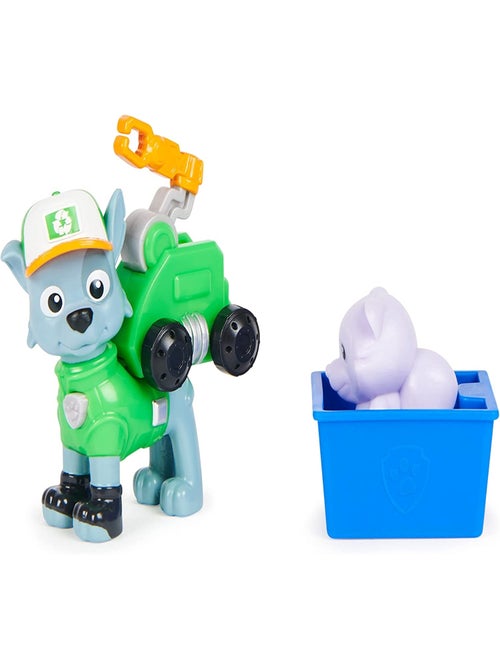 Pat Patrouille Big Truck Pups Figurine d'action Rocky avec drone de sauvetage à épingler - Kiabi