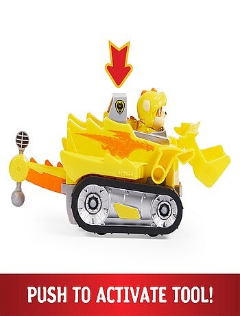 Pat Patrouille Rescue Knights Deluxe Véhicule Rubble