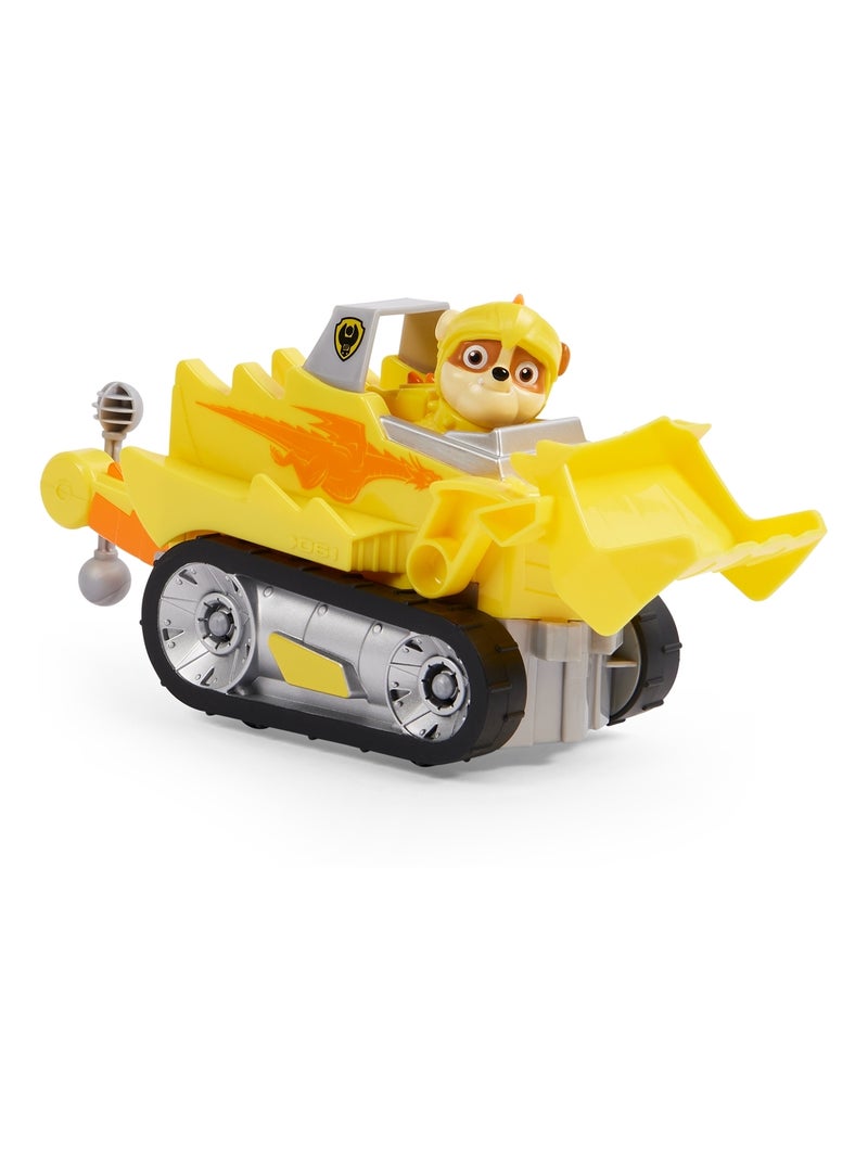 Pat Patrouille Rescue Knights Deluxe Véhicule Rubble Jaune - Kiabi