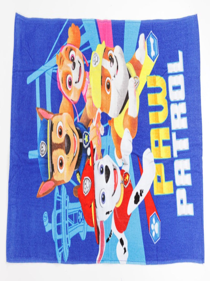 Pat Patrouille, Serviette de Bain Enfant Imprimé 100% Coton, CHASE Bleu - Kiabi