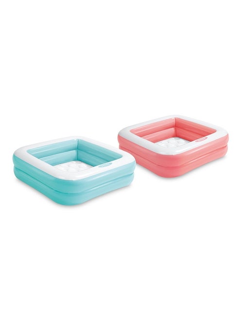 Pataugeoire carrée pour les tout petits- Rose ou vert - Kiabi