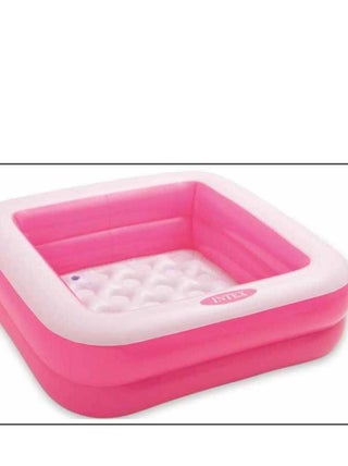 Pataugeoire carrée pour les tout petits- Rose ou vert