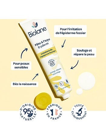 Pâte à l'eau eryderm 75ml biolane