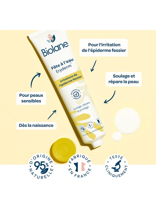 Pâte à l'eau eryderm 75ml biolane - Kiabi Pâte à l'eau eryderm 75ml biolane - Kiabi