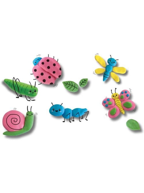 Pâte à modeler Eco :  4 pots de couleurs primaire - Kiabi