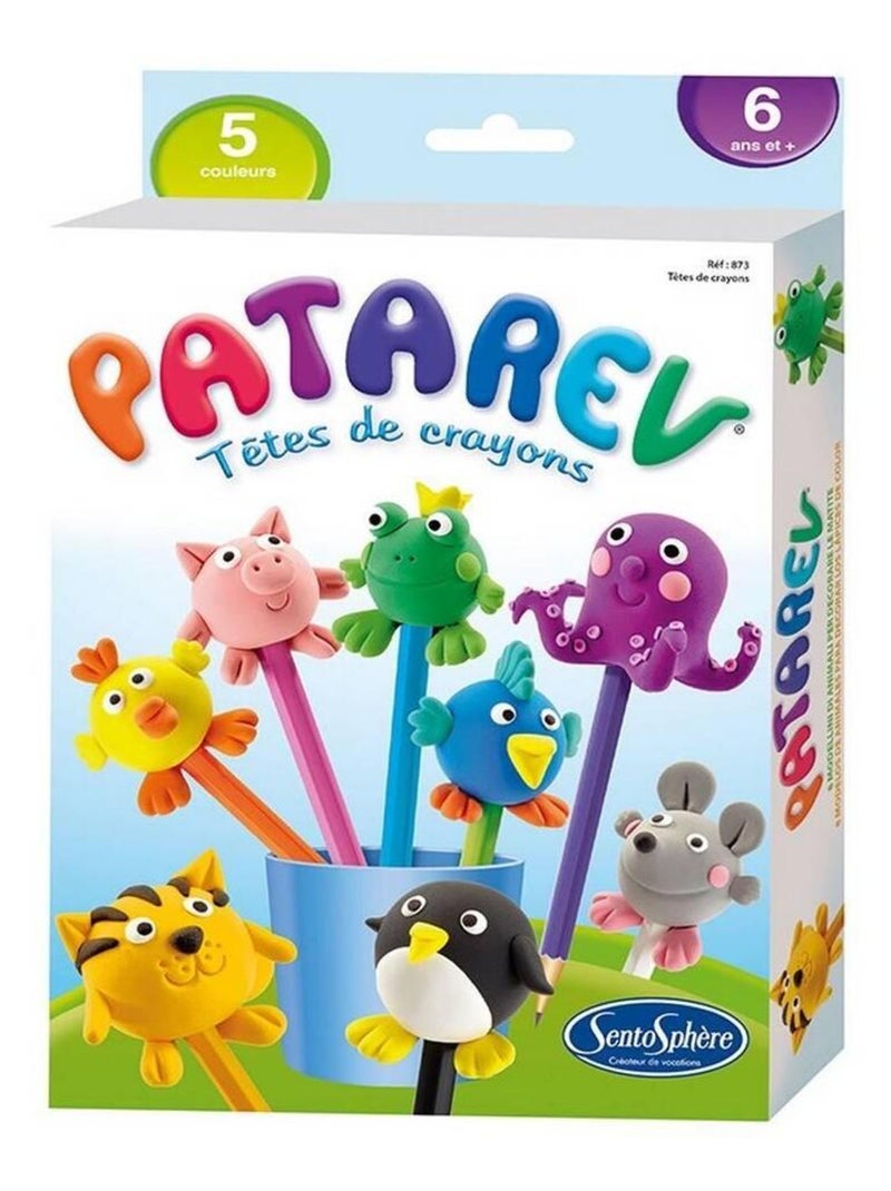 Pâte à modeler Patarev : Têtes de crayons Bleu - Kiabi