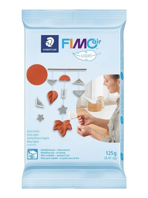 Pâte polymère Fimo Air Light 125 g Terracotta - Staedtler - Kiabi