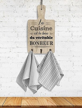 Patère 3 crochets à torchons