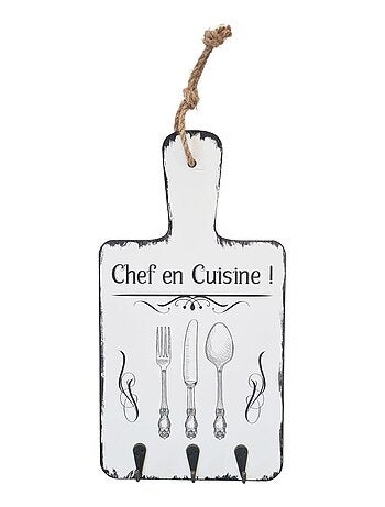 Patère 3 crochets à torchons