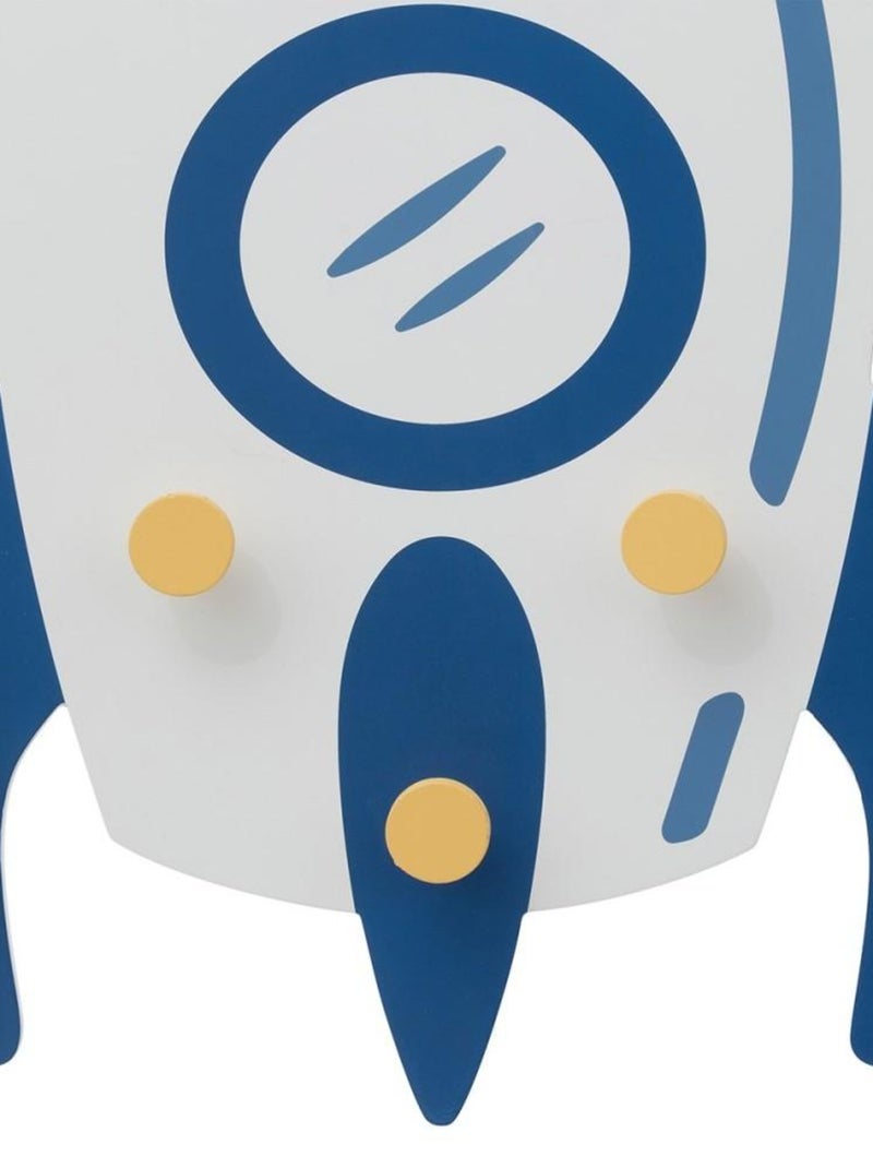 Patère 3 crochets fusée Bleu - Kiabi