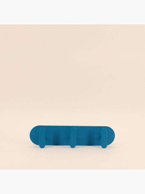 Patère 3 têtes moderne en métal 30cm - Kiabi