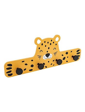 Patère 4 crochets Léopard