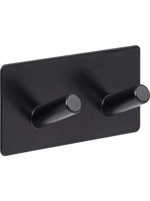 Patère adhésive "Stiky" 2 têtes 9x3,5cm - Kiabi