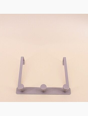 Patère de porte en métal 3 têtes