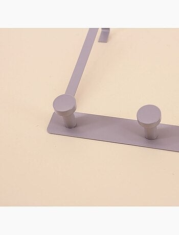 Patère de porte en métal 3 têtes