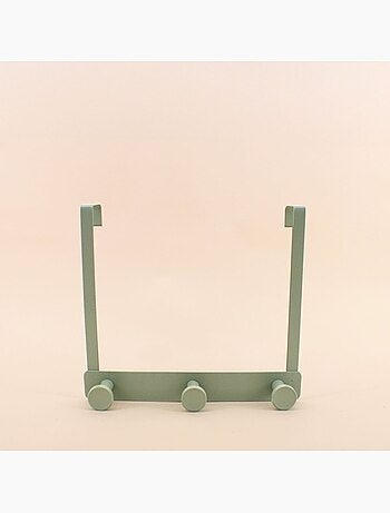 Patère de porte en métal 3 têtes