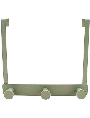 Patère de porte en métal 3 têtes