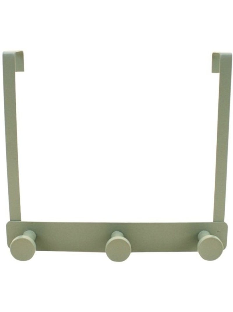 Patère de porte en métal 3 têtes Vert - Kiabi