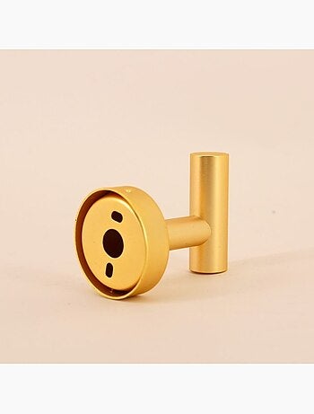 Patère en acier inoxydable doré 7cm