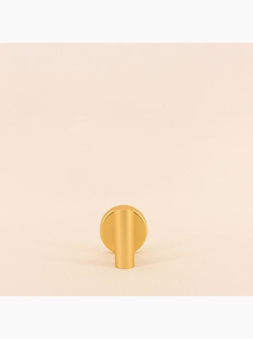 Patère en acier inoxydable doré 7cm - Kiabi