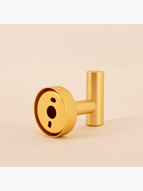 Patère en acier inoxydable doré 7cm - Kiabi